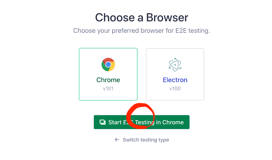 Chromeの方を選択
